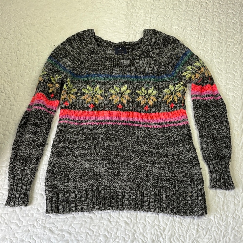 American Eagle Outfitters Jegging Sweater Gray size small
